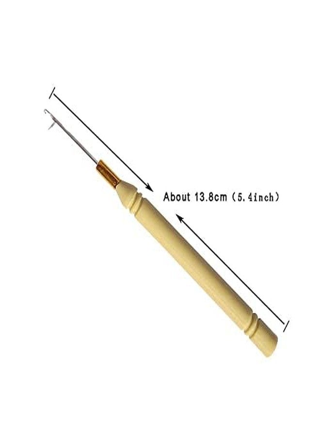 ياتشيو واقيات حرارية لوصلات الشعر، فواصل واقية متعددة الفتحات، قوالب حماية غراء الانصهار مع إبرة سحب خطافية لوصلات الشعر (10 قطع) - Image 4